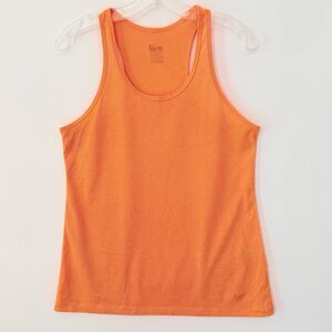 Nike DRI FIT Womens Size M Bright Orange Racerback Athletic Tank Gym Workout Top